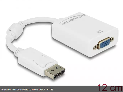 [1101588] Adaptateur Actif DisplayPort 1.2 M vers VGA F - 61766