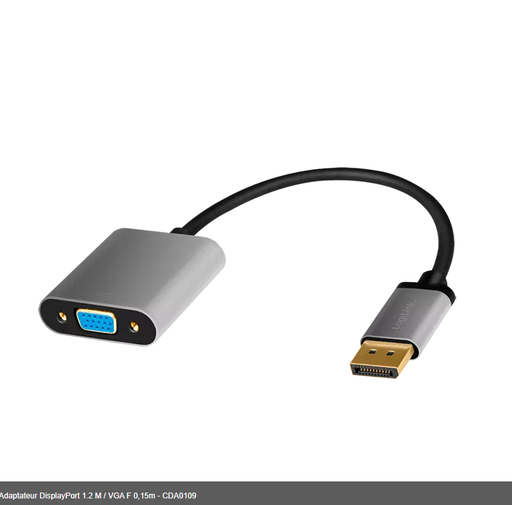 [1101594] Adaptateur DisplayPort 1.2 M / VGA F 0,15m - CDA0109