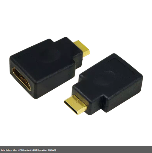 [1101622] Adaptateur Mini HDMI mâle / HDMI femelle - AH0009