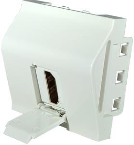 [1101632] Plastron HDMI F/F équipé 45 x 45