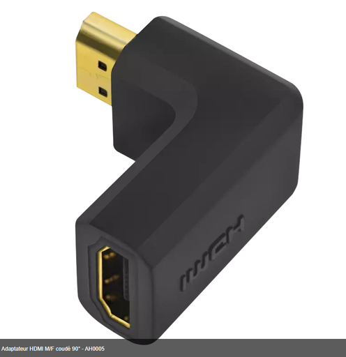 [1101647] Adaptateur HDMI M/F coudé 90° - AH0005