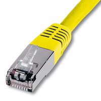 [1203274] Cordon blindé RJ45 CAT.6 S-STP 1,00m  Jaune
