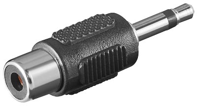 [1101663] Adaptateur Jack 3,5 mono / RCA femelle
