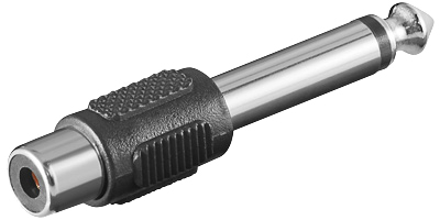[1101669] Adaptateur RCA F à Jack 6,35 mono