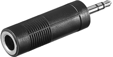 [1101674] Adaptateur Jack 3,5 M à 6,35 F stéréo