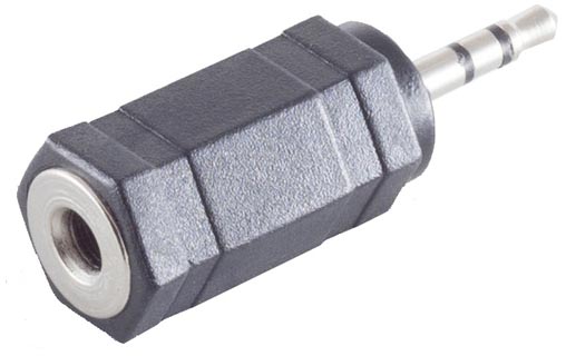[1101680] Adaptateur Jack 2,5 M à 3,5 F stéréo