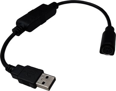 [1101696] Convertisseur USB mâle à PS2 femelle actif