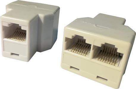 [1101803] Adaptateur en T, F/F/F RJ45