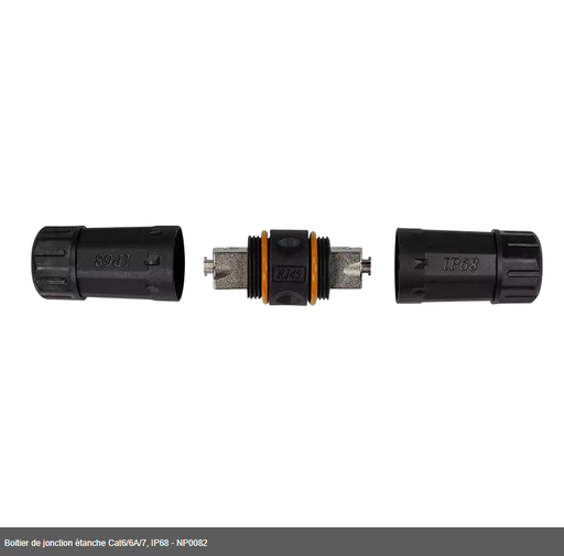[1101810] Boitier de jonction étanche Cat6/6A/7, IP68 - NP0082