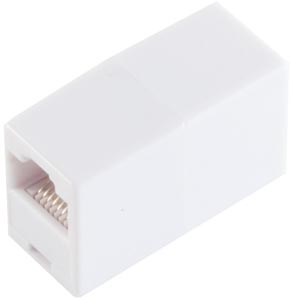 [1101819] Coupleur RJ45 F/F - Blanc
