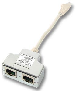 [1101838] Dédoubleur RJ45 Cat6 M/F/F blindé