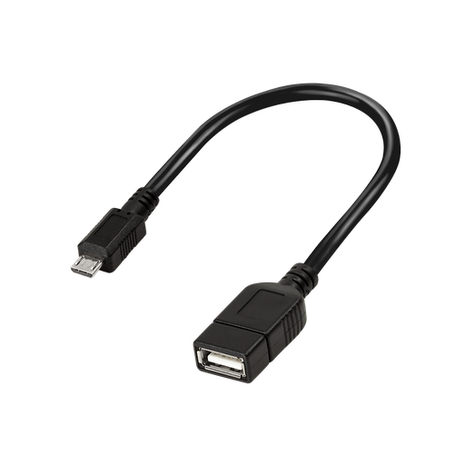 [1101873] Adaptateur OTG Micro USB mâle vers USB A femelle 20cm - AA0035