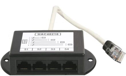 [1101885] Eclateur 4 voies RJ45