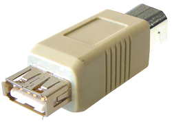 [1101905] Adaptateur USB2.0 A vers B F/M