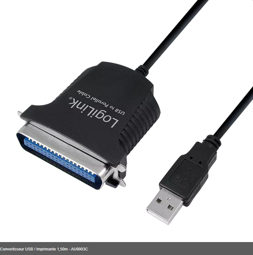 [1101925] Convertisseur USB / Imprimante 1,50m - AU0003C