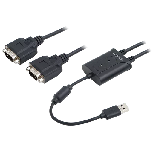 [1101928] Convertisseur USB à 2 ports Série RS232 - AU0031