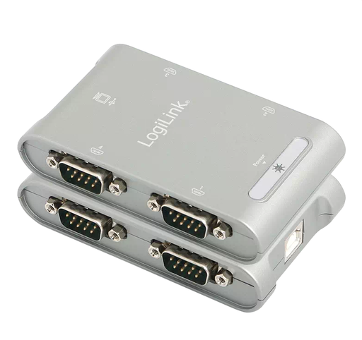 [1101929] Convertisseur USB2.0 à 4 ports Série RS232 - AU0032