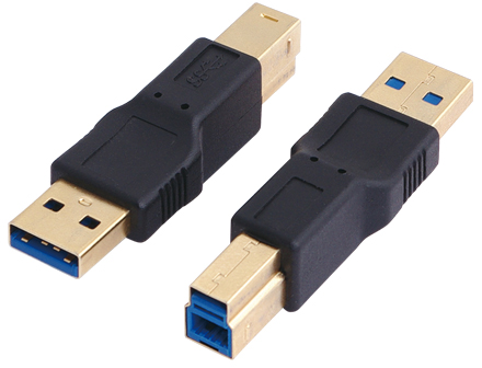 [1101943] Adaptateur USB3.0 A mâle / B mâle
