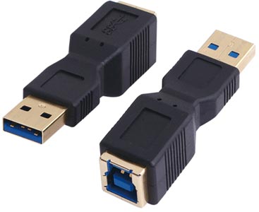 [1101944] Adaptateur USB3.0 A mâle / B femelle