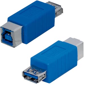 [1101946] Adaptateur USB3.0 A femelle / B femelle