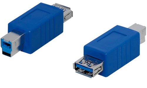 [1101947] Adaptateur USB3.0 A femelle / B mâle