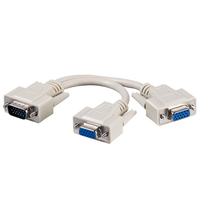 [1104812] Cordon en Y VGA M/F/F en 0,15m - éco