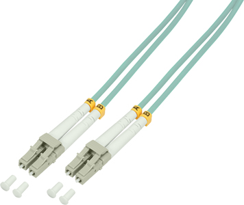 [1301713] LC - LC Om4 Duplex 50/125µ 1,00m - Aqua