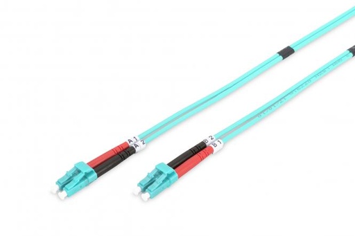 [1301680] DIGITUS Câble de brassage multimode OM 3 à fibre optique, LC / LC