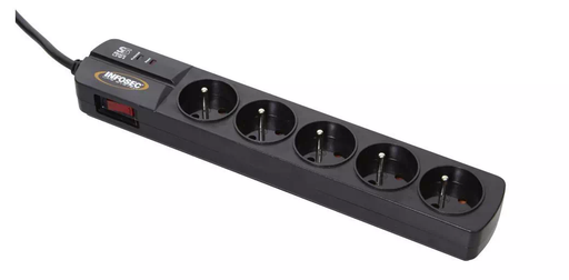 [1850021] Parasurtenseur S5 Black Line II, 5 prises