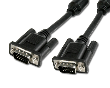 [1206650] Cordon SVGA HD15M/HD15M avec ferrites - 1,80m
