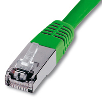[1203328] Cordon blindé RJ45 CAT.6 S-STP 3,00m Vert