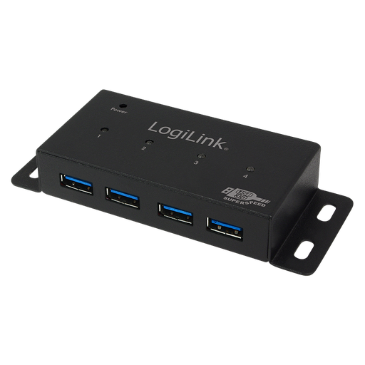 [1207300] Hub industriel USB 3.0 4 ports + alim - UA0149

