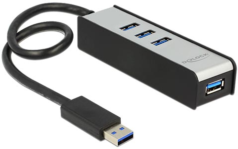 [1207302] Hub USB3.0 4 ports auto-alimenté