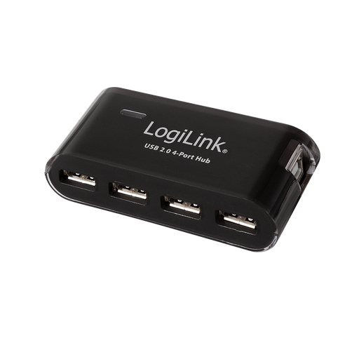 [1207305] Hub USB2.0 4 ports noir + alimentation - UA0085