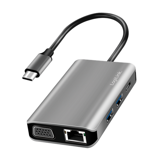 [1207367] Station d'accueil USB-C 3.2 4K, 7 ports + PD - UA0410
