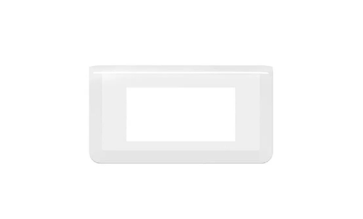 [1402027] Plaque 4 Modules Horizontaux Mosaic Blanche