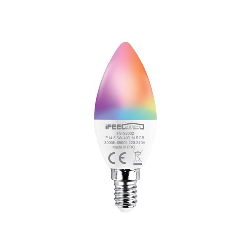 [1872503] Ampoule Intelligente Bougie iFeel Candle E14 IFS-SB002