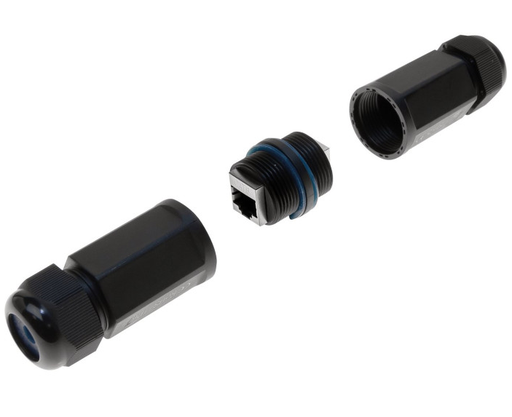 [1400019] Embase de traversée étanche RJ45 STP CAT 6 - avec manchons