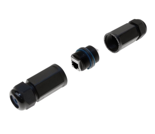 [1400023] Embase de traversée étanche RJ45 STP CAT 6A - avec manchons