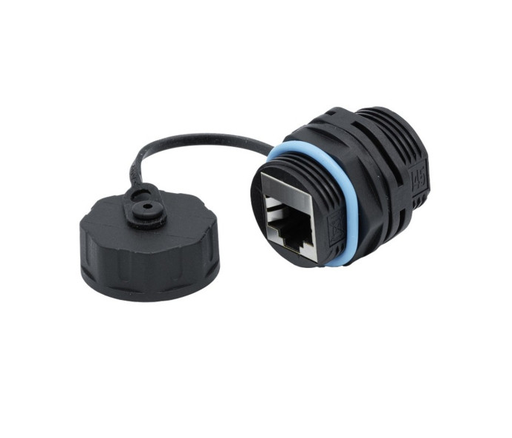 [1400024] Embase de traversée étanche RJ45 STP CAT 6A - avec bouchon