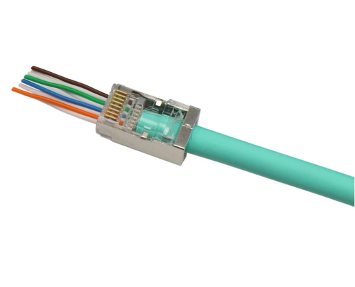 [1400434] Connecteur à sertir 8P8C RJ45 EZ CAT5e STP - lot de 10
