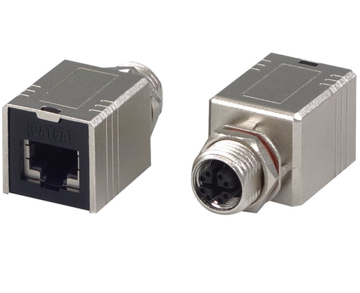 [1400435] ADAPTATEUR BLINDE RJ45 F VERS M12 F