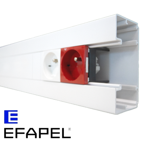 [1402553] Goulotte de Distribution Clip Direct L45 100x50mm - Longueur 2,00m