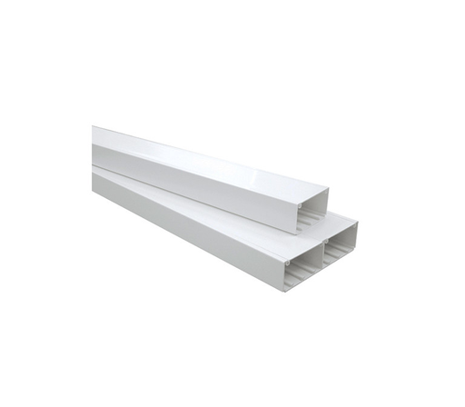 [1405081] Goulotte de Distribution 110x50mm Blanche - Longueur 2,00m