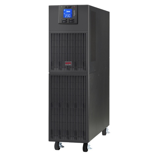 [1830061] Onduleur APC Easy On-Line, 6 kVA/6 kW, tour, 230 V, prise 3 fils (1P+N+E), emplacement pour carte intelligente, écran LCD