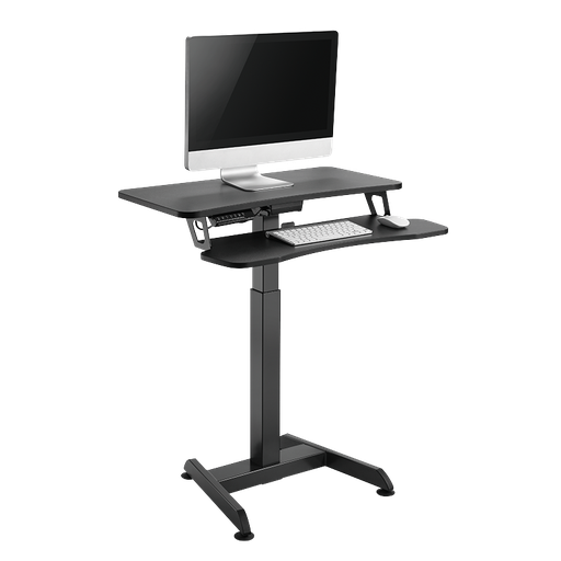 [1851016] Poste de travail assis-debout réglable électriquement, 1 moteur 