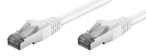 [1203499] Cordon blindé RJ45 CAT.6a S-STP LSOH 15,00m Blanc